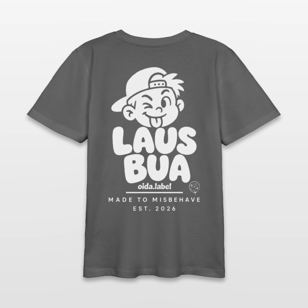 Lausbua - Teenager Organic T-Shirt - Anthrazit