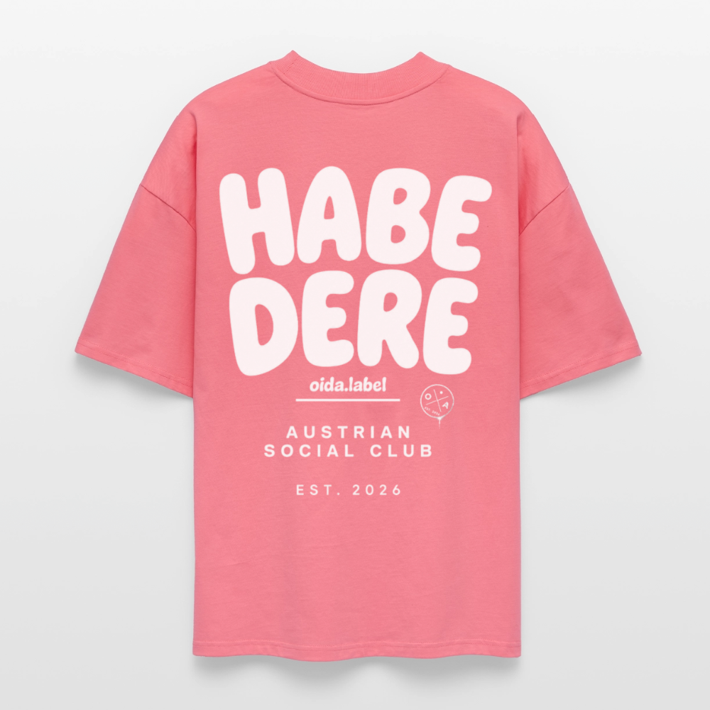 HABE DERE - OVERSIZED WOMEN's TEE - Pink 