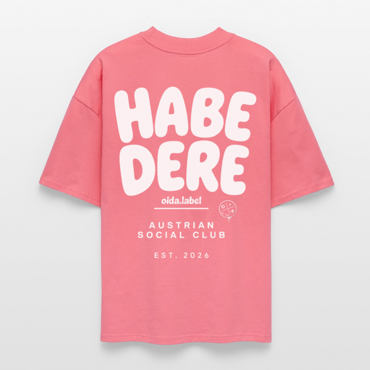 HABE DERE - OVERSIZED WOMEN's TEE - Pink 