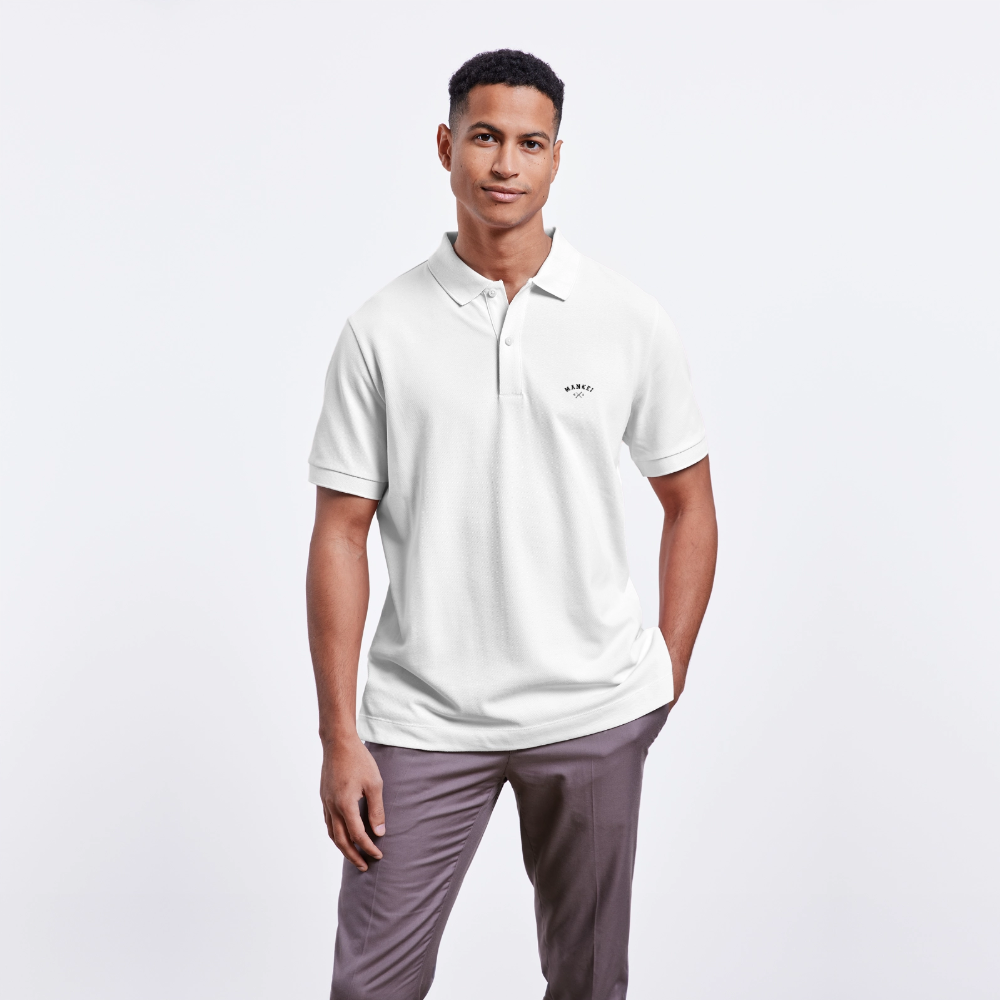 Mankei-  Bio-Poloshirt light - Weiß