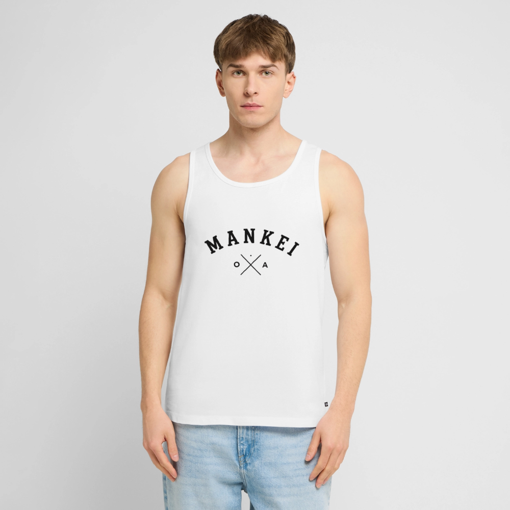 MANKEI classic - Männer Premium Tank Top - Weiß