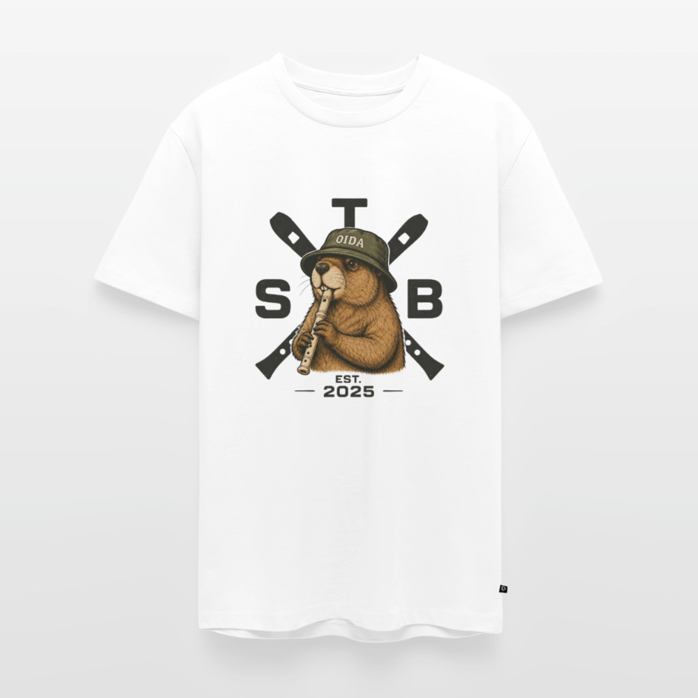 Simon the Bridge - Männer Premium T-Shirt - Weiß