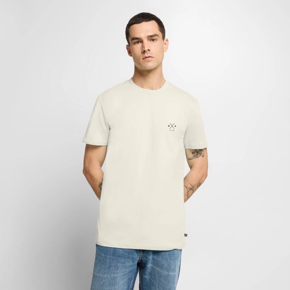 Oida x STB - Männer Premium T-Shirt - Naturweiß
