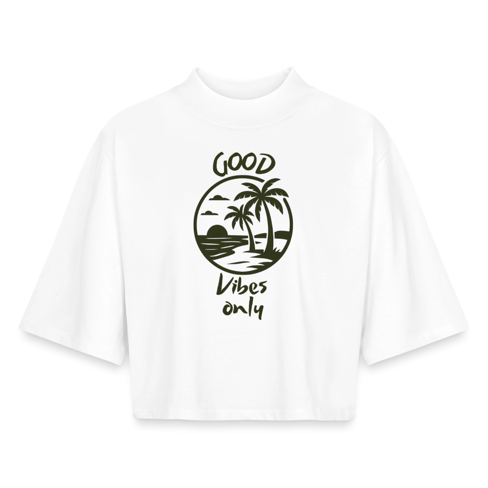 Good Vibes only - Boxy 1/2 Sleeved T-Shirt