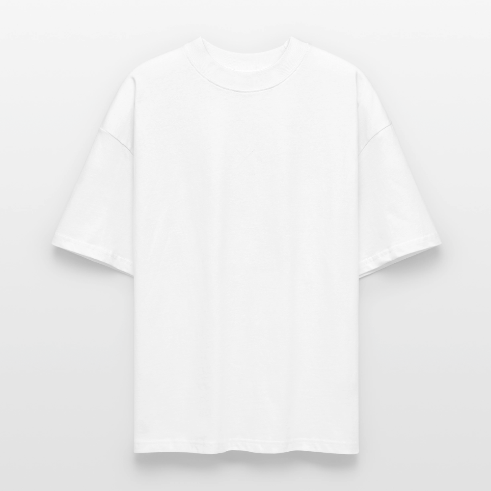 Weibsbuid -  Oversized Frauen Bio T-Shirt - Weiß