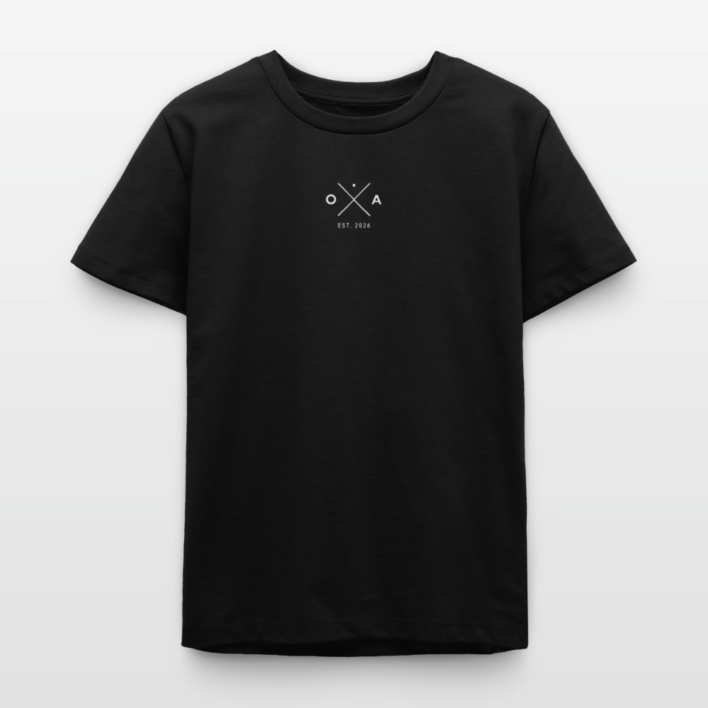 LAUSMÄSCH - TEEN's ORGANIC TEE - Schwarz