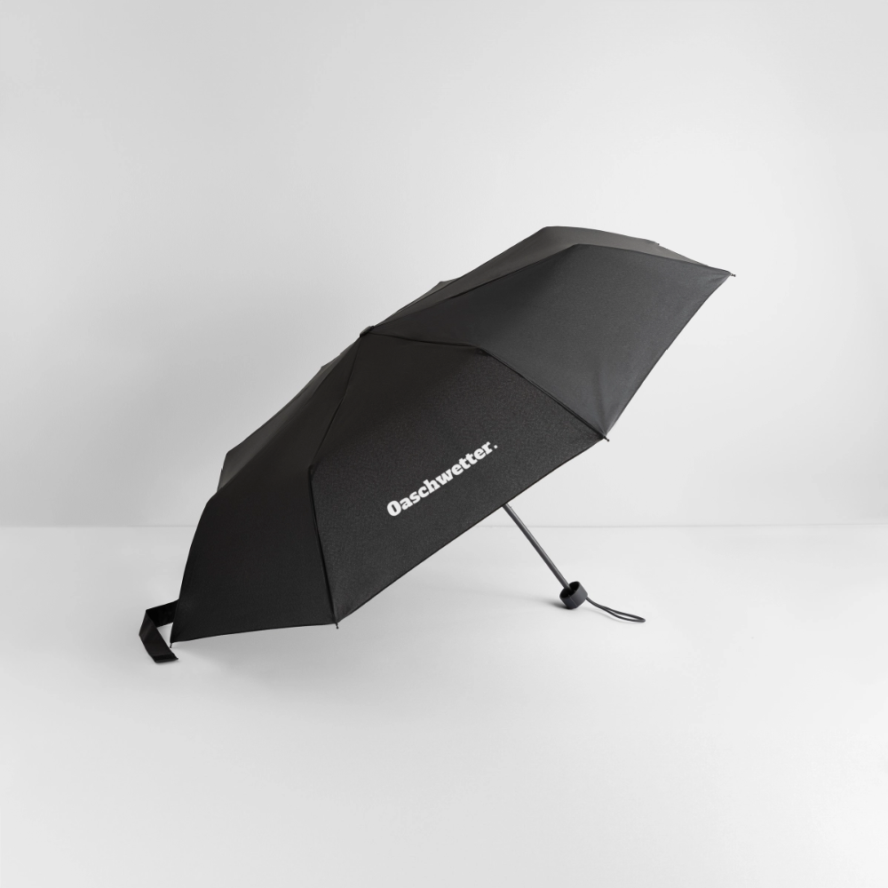 Regenschirm Oaschwetter. - Schwarz