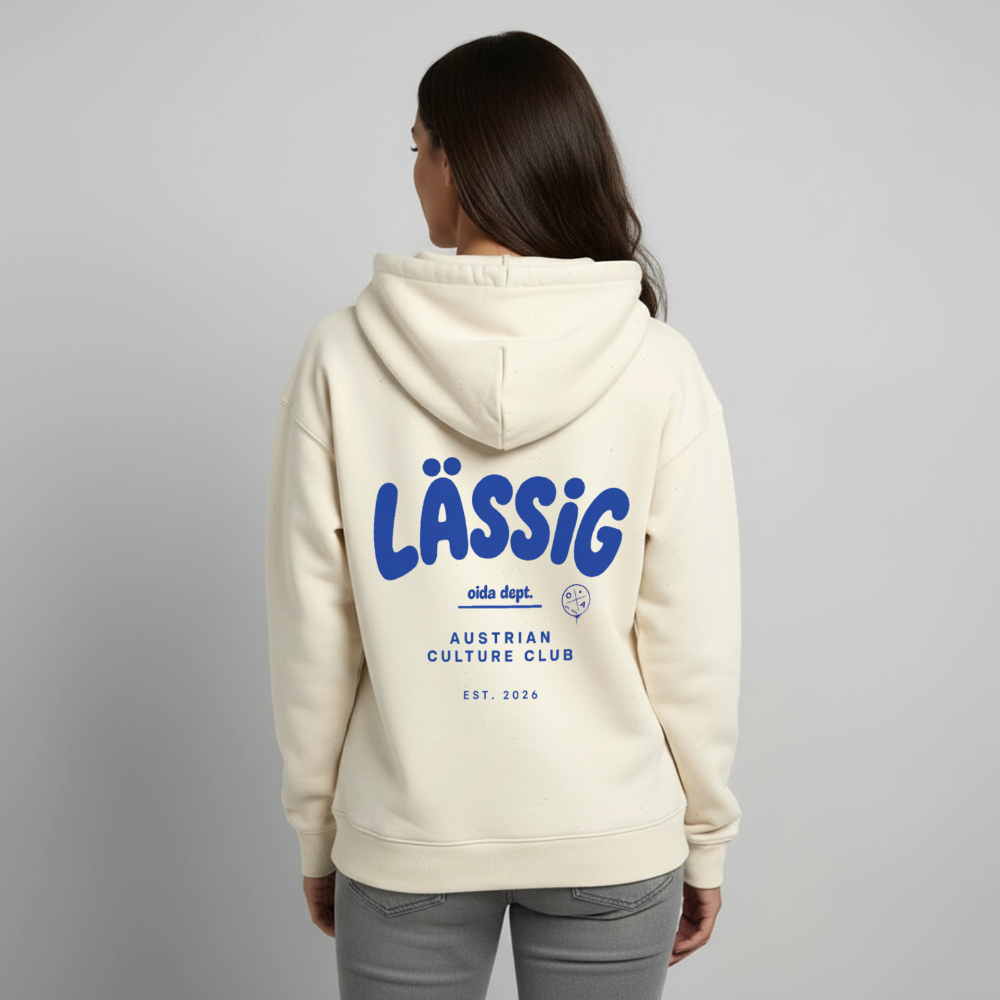 LÄSSIG - OVERSIZED WOMEN's HOODIE - Natur