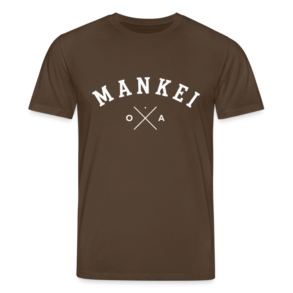 MANKEI classic - dark  Straight Bio-T-Shirt - Dunkelbraun