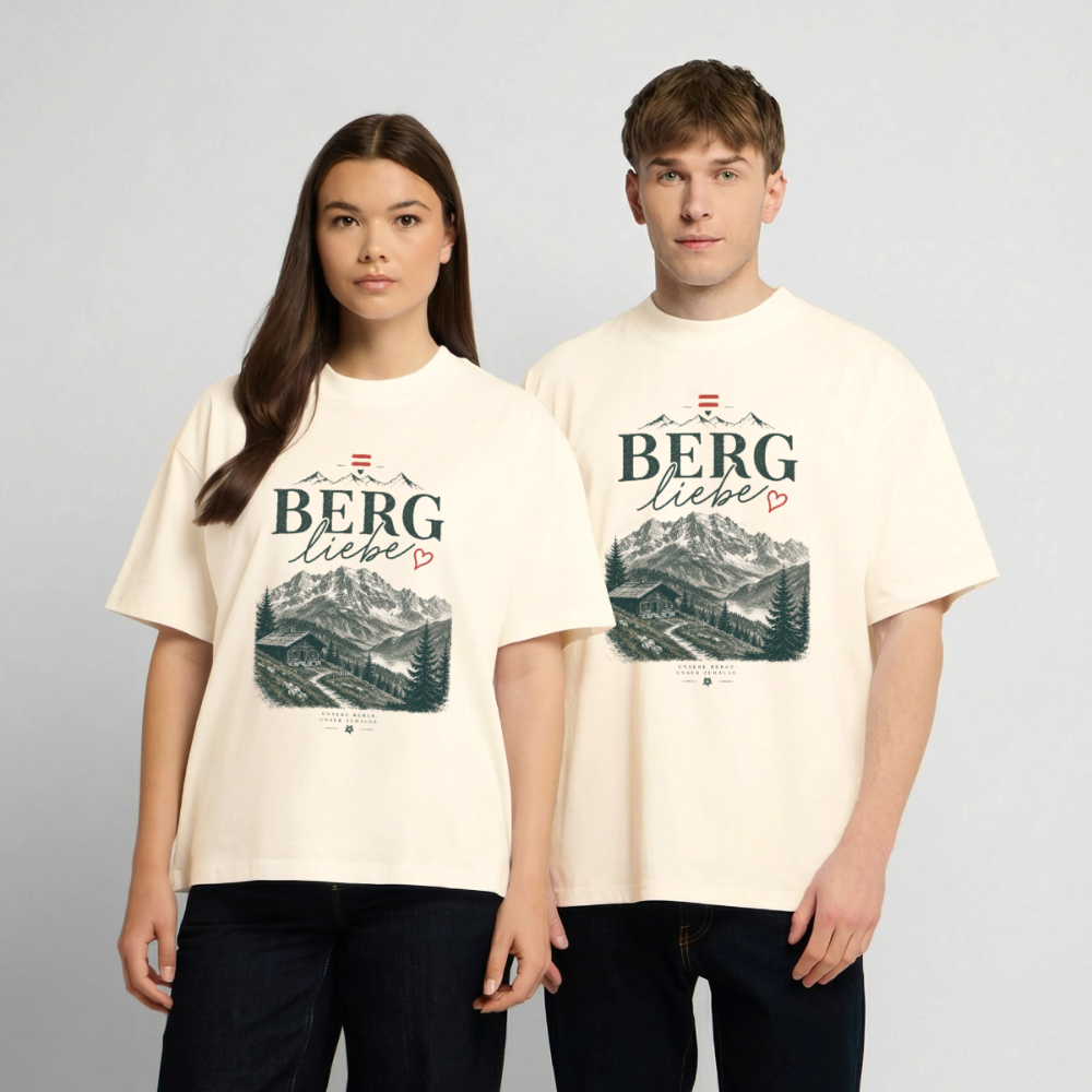 Bergliebe - Oversized T-Shirt - Creme