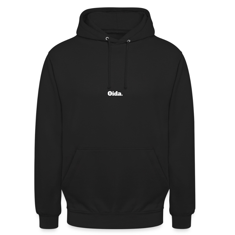 Unisex Hoodie Oida. - Schwarz
