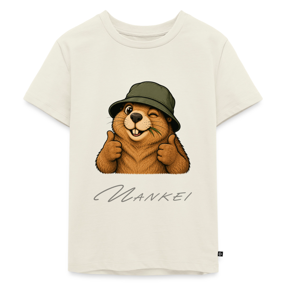 Mankei - Kinder Premium T-Shirt - Naturweiß