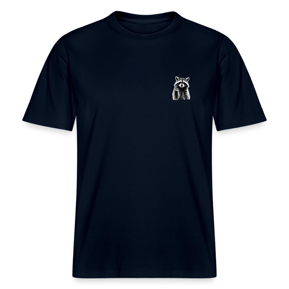 Waschbär -  T-Shirt - Navy