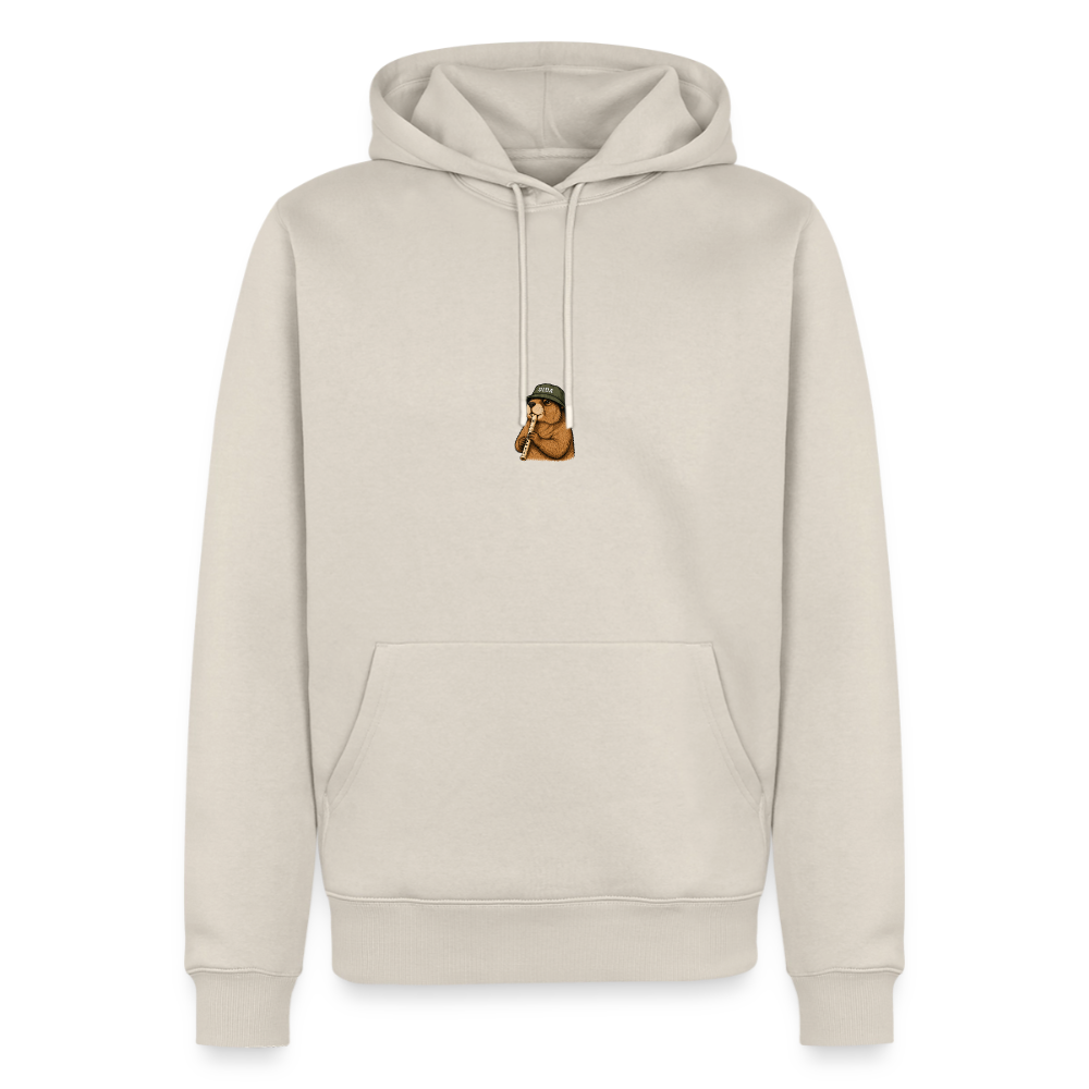 STB x Mankei Backprint - Männer Premium Hoodie - Beige