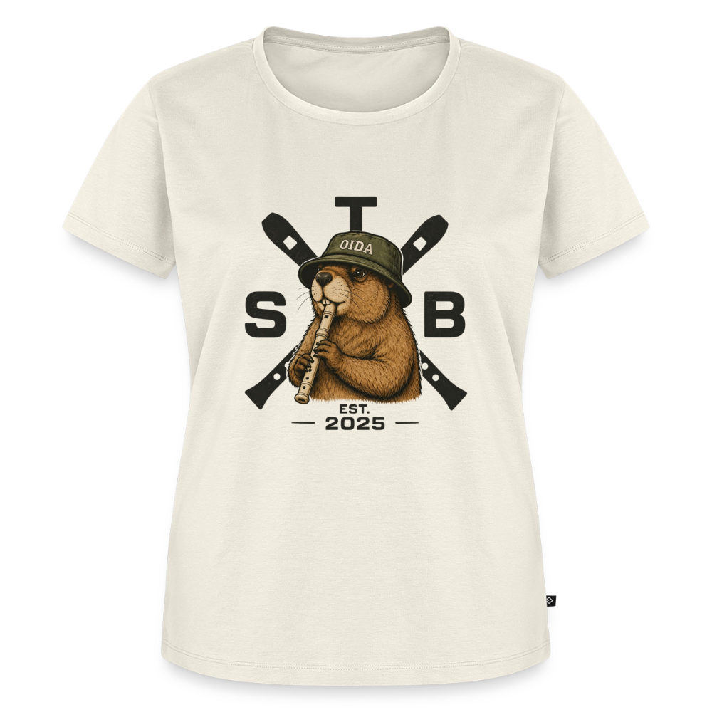 STB x Mankei - Frauen Premium T-Shirt - Naturweiß