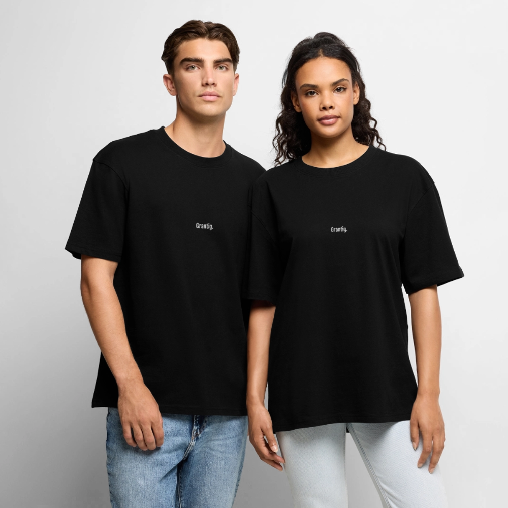 Grantig. - Unisex Premium Oversized Bio T-Shirt - Schwarz