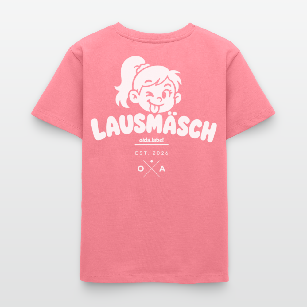 LAUSMÄSCH - TEEN's ORGANIC TEE - Pink 