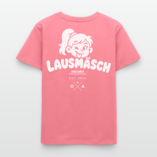 LAUSMÄSCH - TEEN's ORGANIC TEE - Pink 