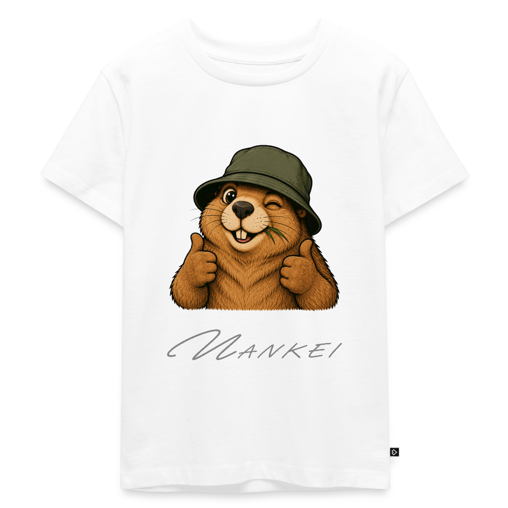 Mankei - Kinder Premium T-Shirt - Weiß