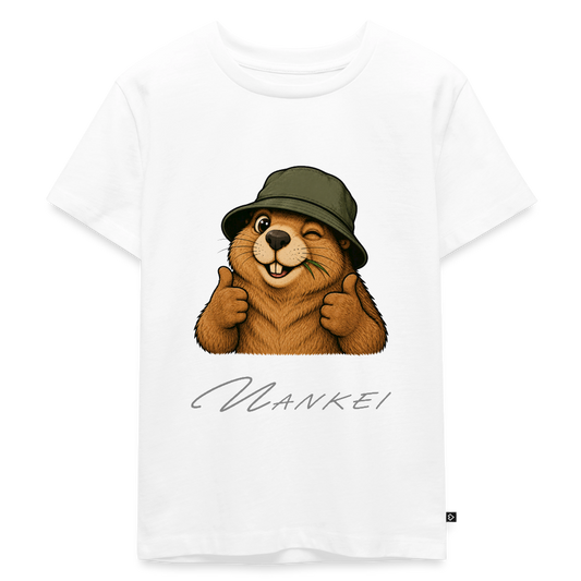Mankei - Kinder Premium T-Shirt - Weiß