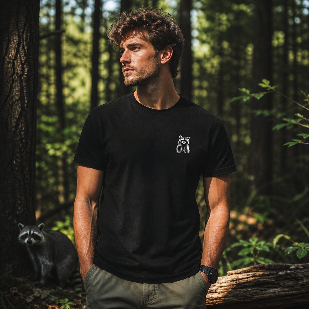 Waschbär -  T-Shirt