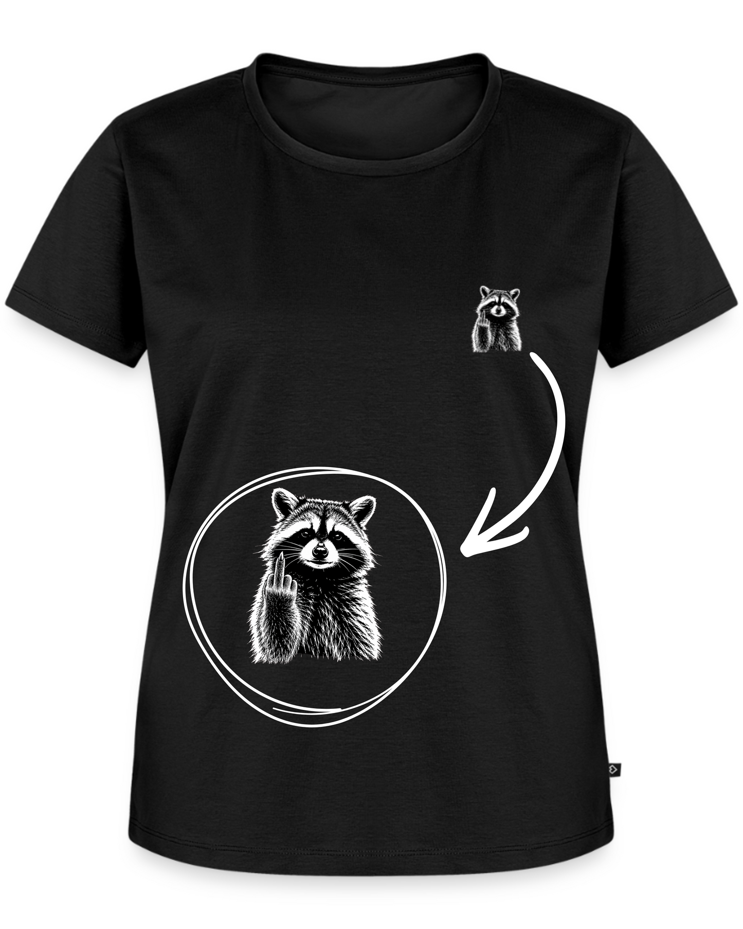 Waschbär - Frauen T-Shirt