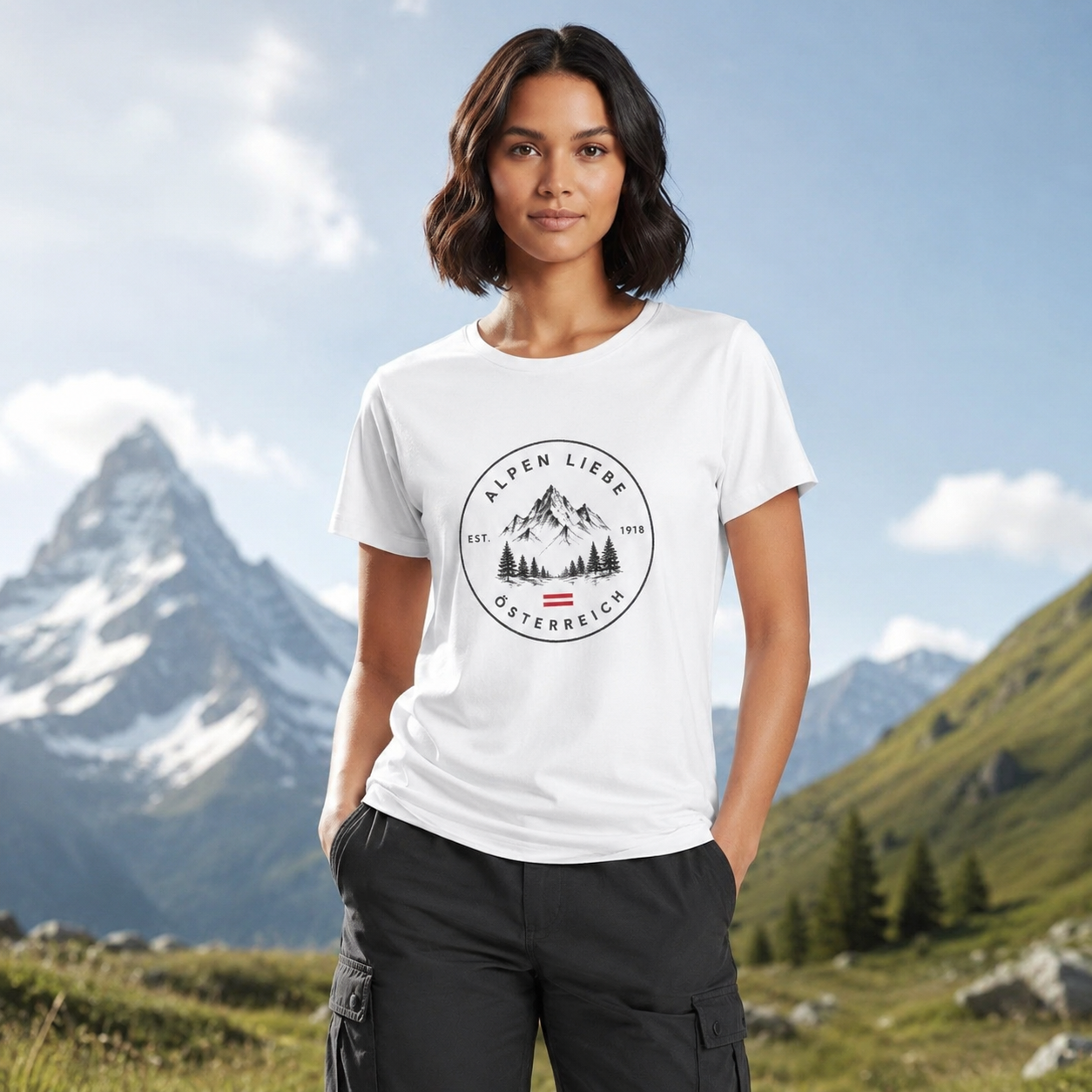 Alpenliebe - Damen T-Shirt