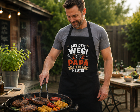 Papa grillt heute - Grillschürze