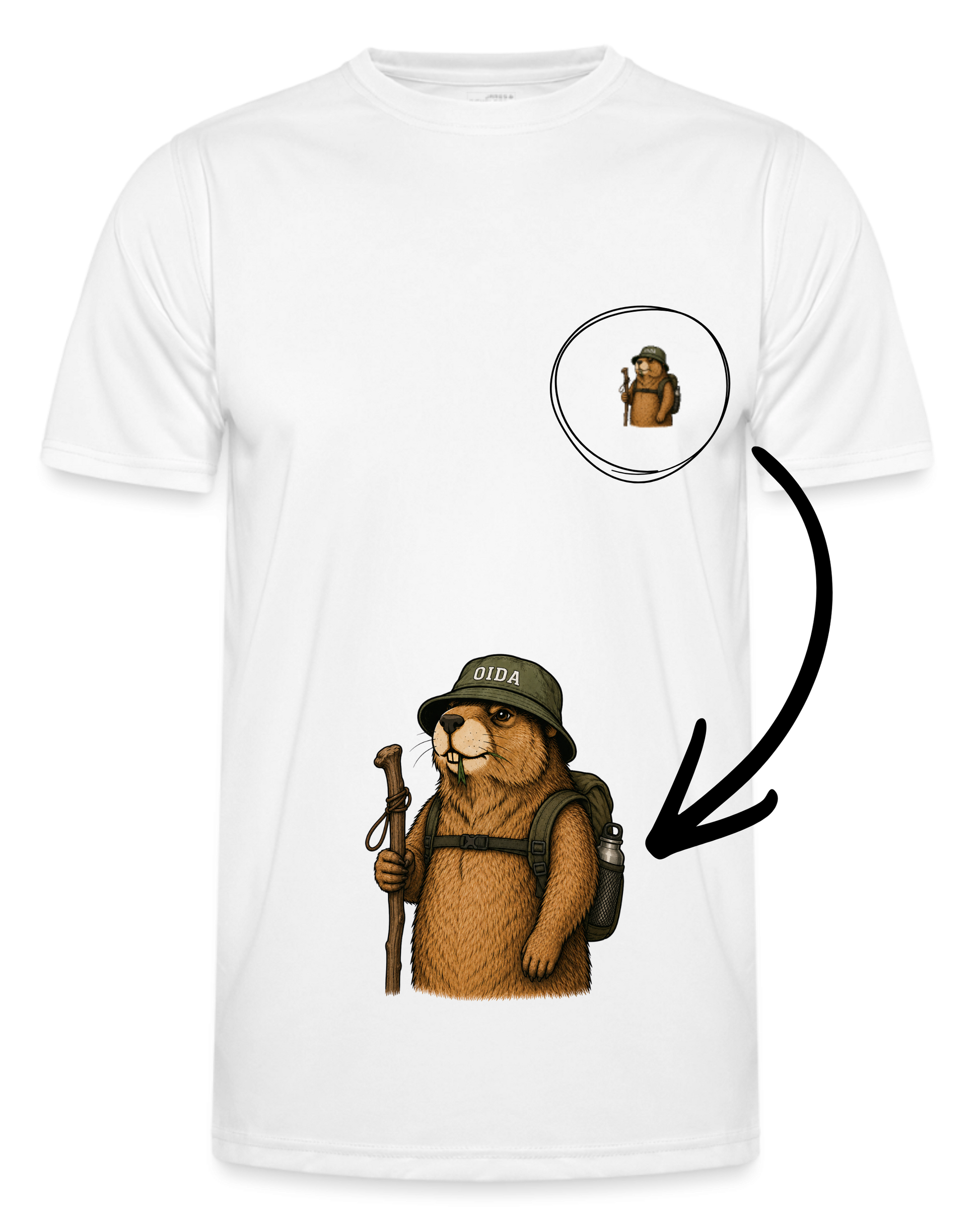 Wandern - Männer Funktions-T-Shirt