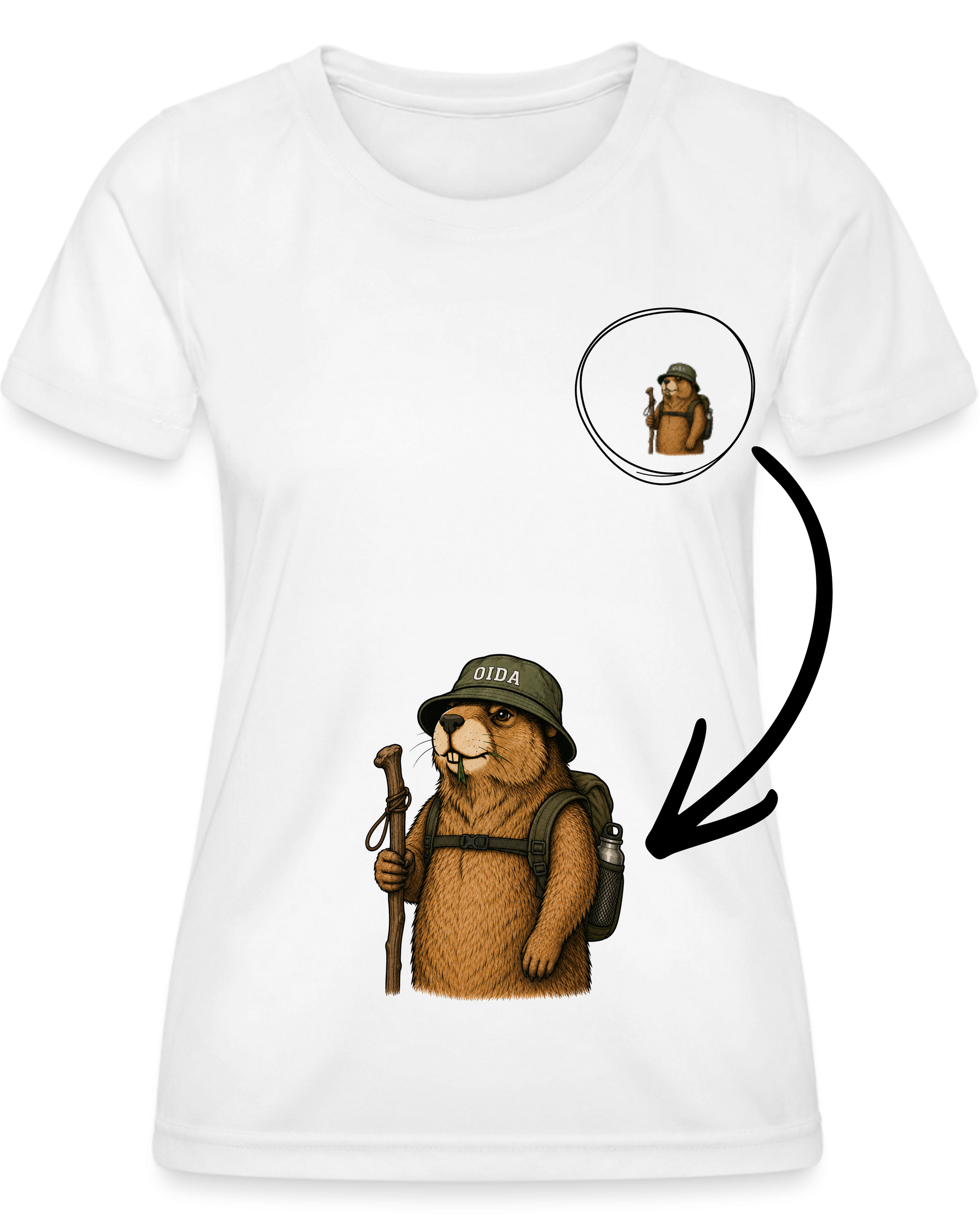 Wandern - Frauen Funktions-T-Shirt