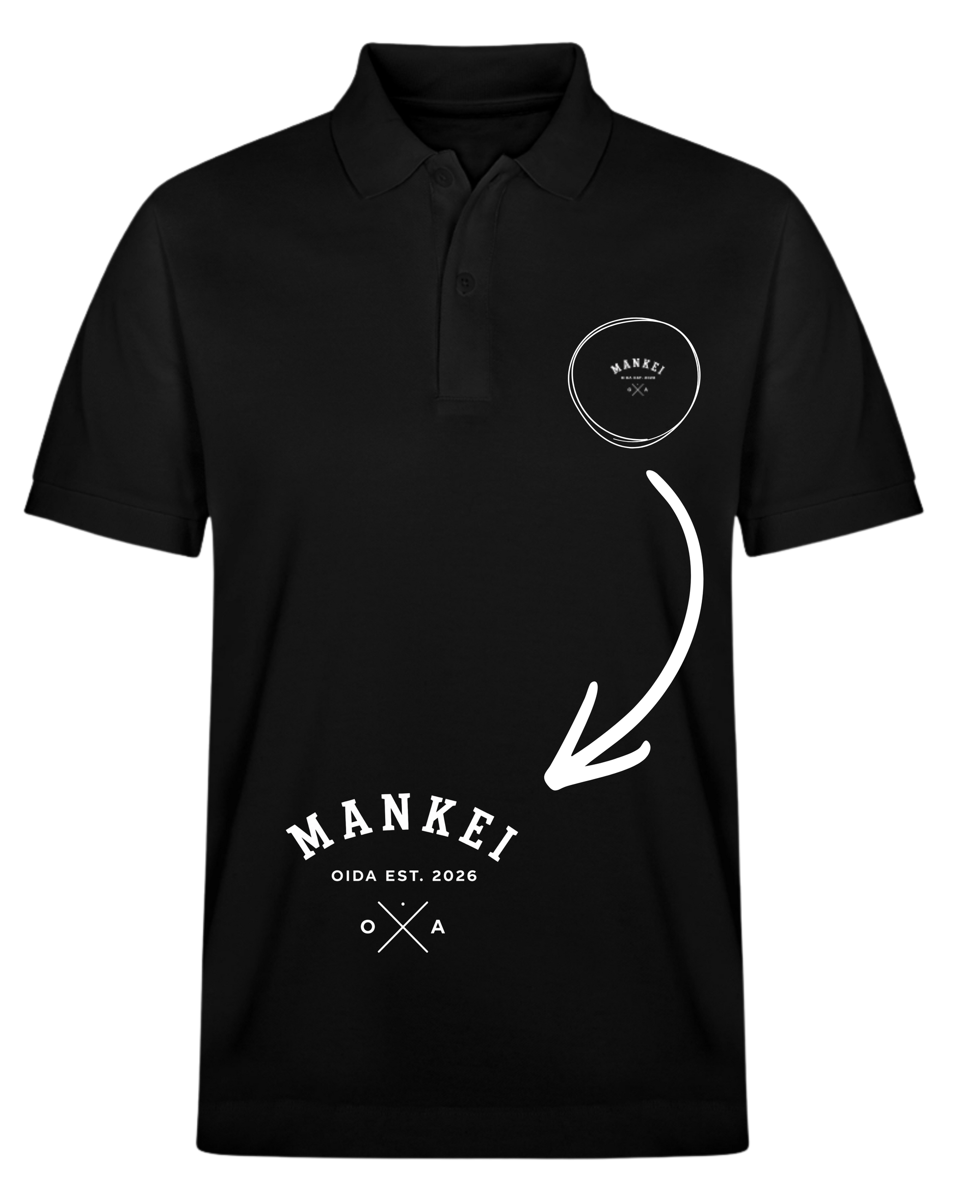 Mankei - Herren Bio-Poloshirt dark